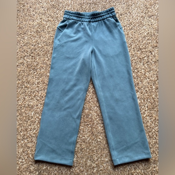lululemon athletica Pants - Lululemon Softstreme High-Rise Straight Leg Crop in Unity Blue size 2
